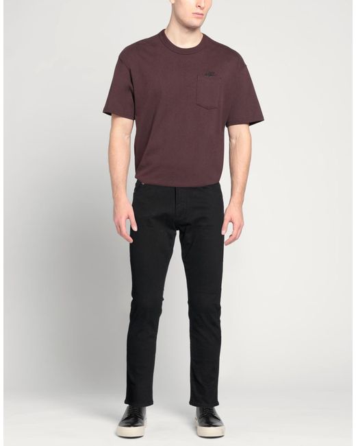 Iceberg Black Jeans Cotton, Elastane for men