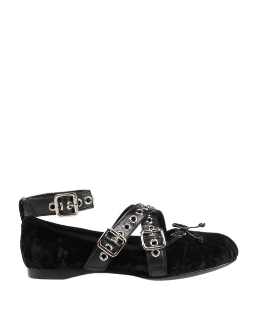 Jeffrey Campbell Black Ballet Flats