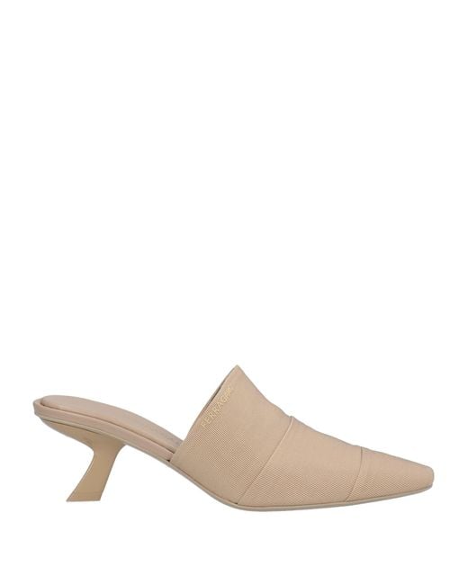 Ferragamo Natural Mules & Clogs
