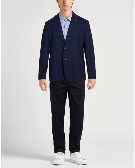 Manuel Ritz Blue Blazer for men
