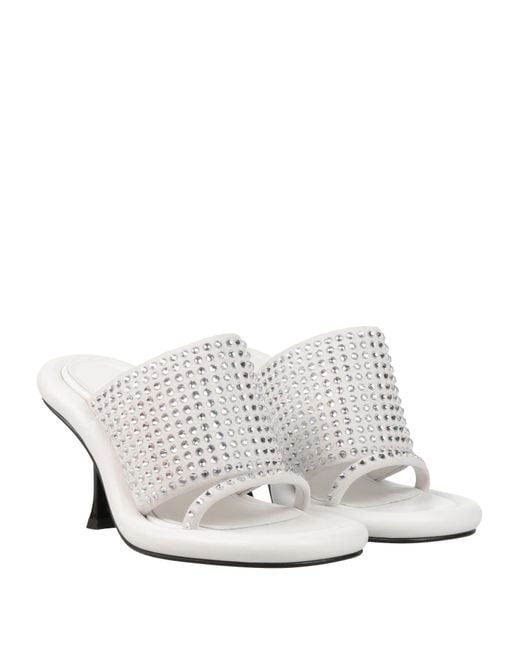 J.W. Anderson White Sandals