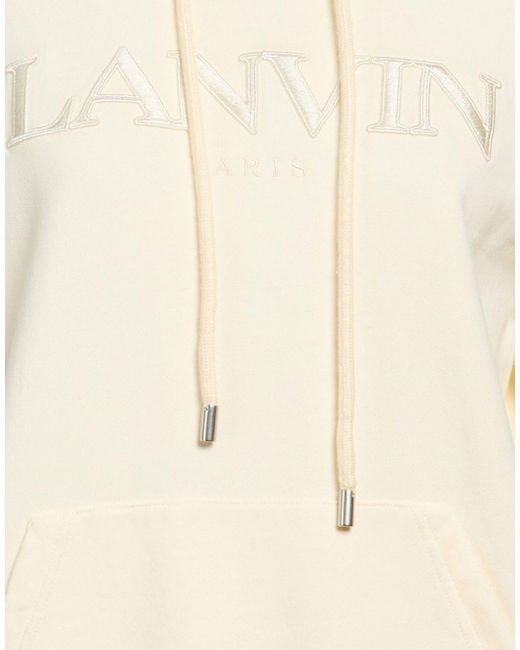 Lanvin Natural Sweatshirt Cotton, Polyester, Elastane