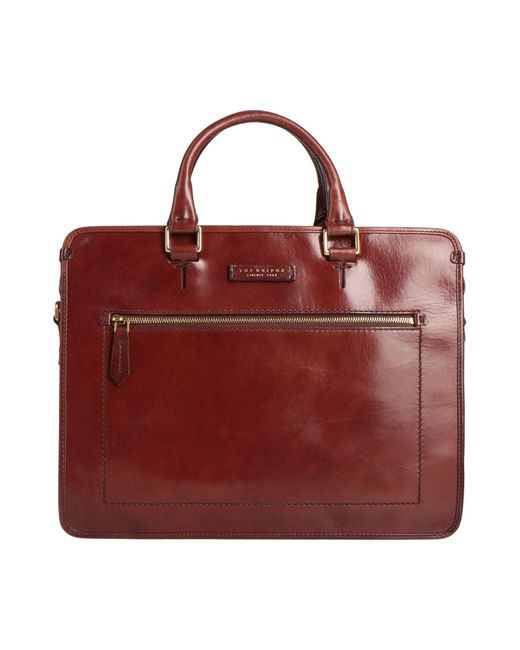 The Bridge Red Handbag Leather for men