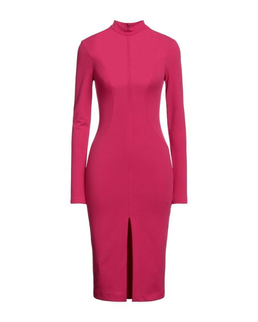 Aniye By Pink Midi Dress Polyester, Elastane