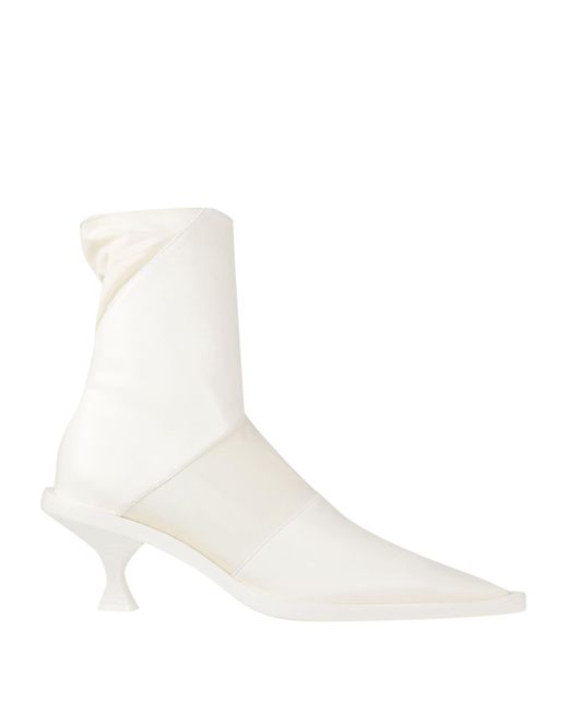 Jil Sander White Stiefelette