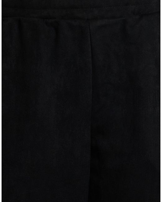 EA7 Black Pants Polyester, Elastane for men