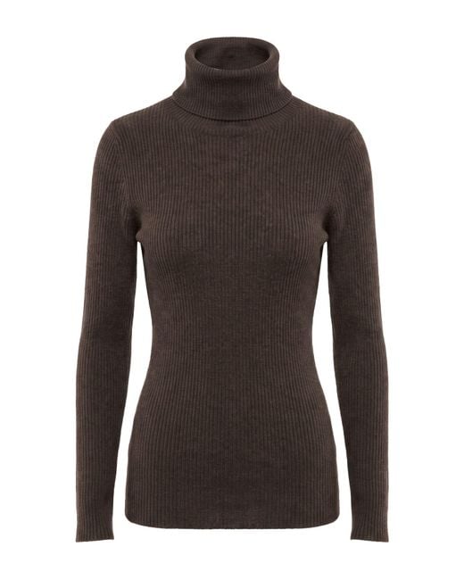 Vanessa Bruno Brown Turtleneck