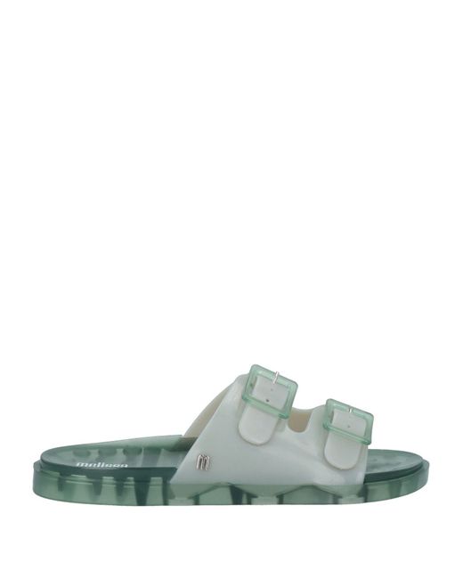 Melissa Leather Sandals in Sage Green (Green) | Lyst