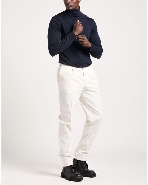 Brunello Cucinelli White Pants Cotton for men