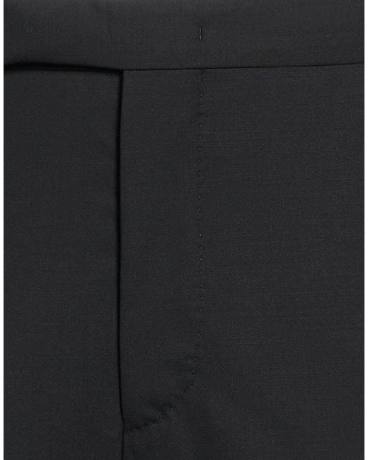 Windsor. Black Pants Virgin Wool, Elastane for men