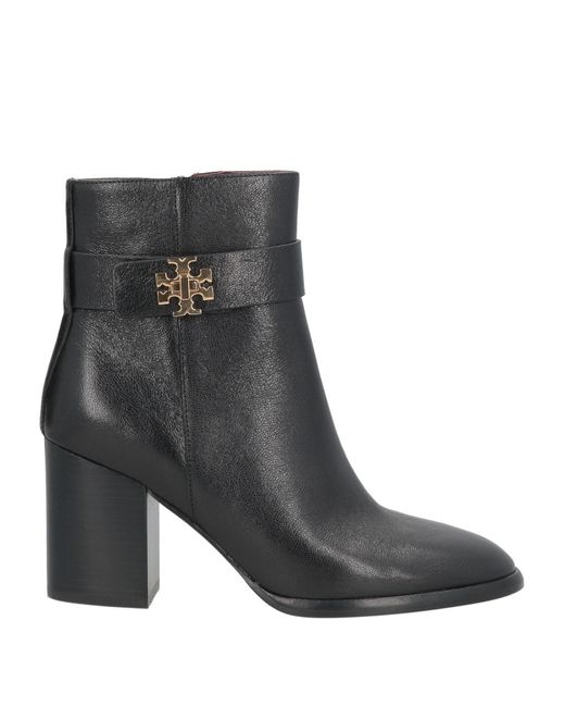 Tory Burch Black Ankle Boots Lambskin
