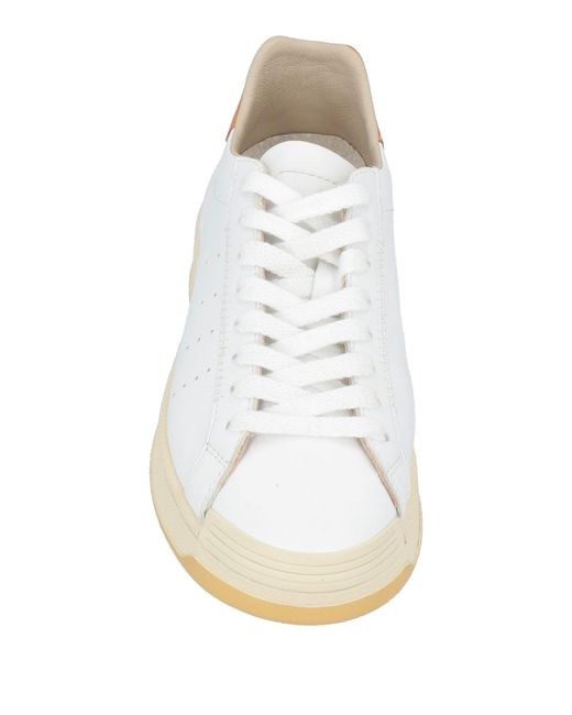 Date White Sneakers Leather