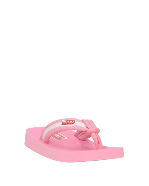 KENZO Pink Thong Sandal