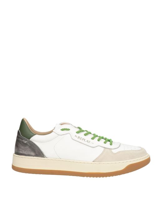 Replay White Sneakers for men