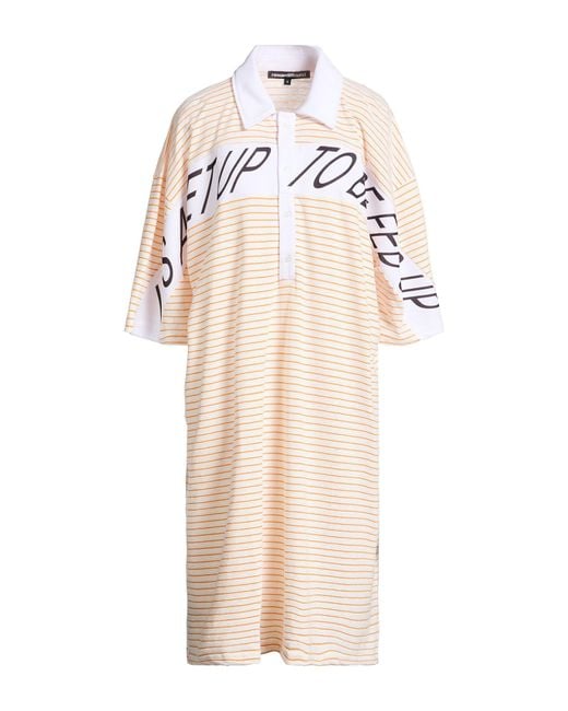 Reward If Found Natural Midi Dress Cotton, Linen, Polyester