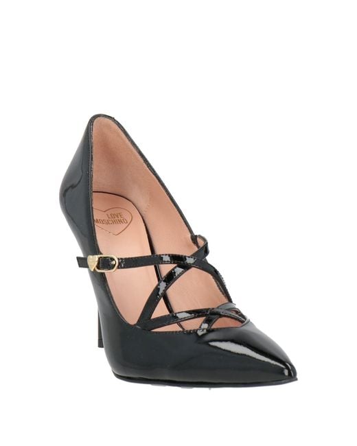 Love Moschino Black Pumps Leather