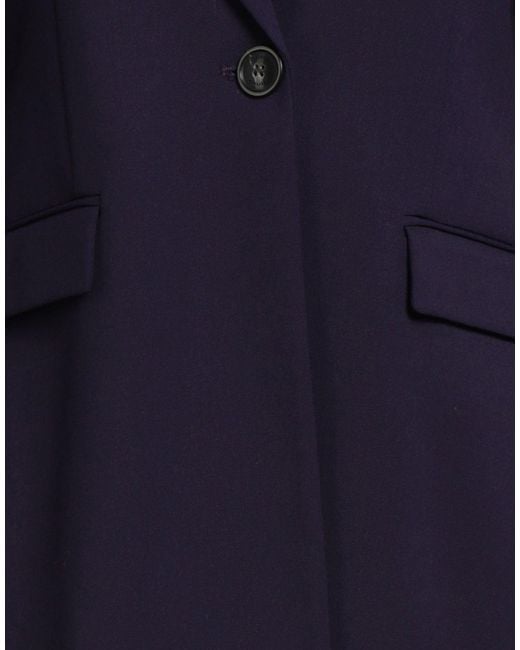 SEVENTY VENEZIA Blue Blazer Polyester, Virgin Wool, Elastane