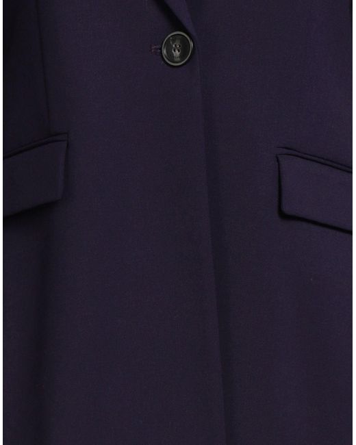 SEVENTY VENEZIA Blue Blazer Polyester, Virgin Wool, Elastane