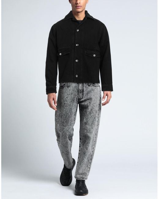 1989 STUDIO Black Denim Outerwear Cotton for men