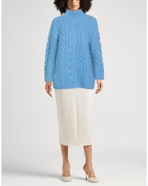 Stella McCartney Blue Turtlenecks
