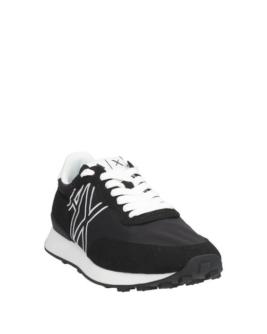 ARMANI EXCHANGE Black Trainers for men