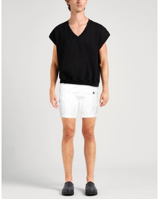 DSquared² White Shorts & Bermuda Shorts for men