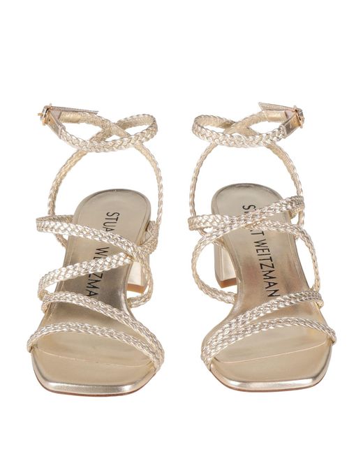 Stuart Weitzman Natural Sandals Leather
