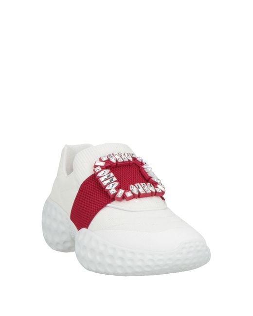 Roger Vivier Pink Sneakers Textile Fibers