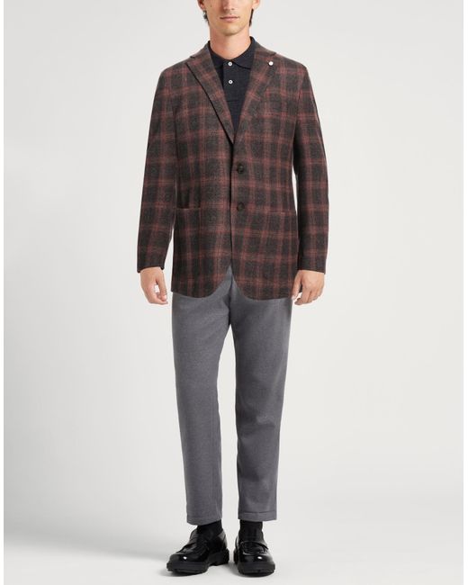 Blazer di Luigi Bianchi in Brown da Uomo