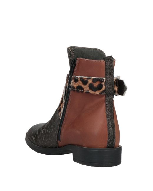 EBARRITO Ankle Boots in Brown | Lyst UK