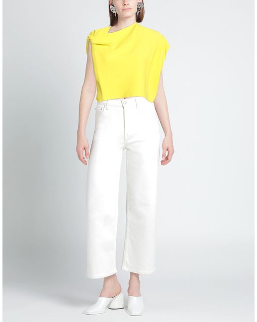 Gauchère Yellow Top Viscose, Linen