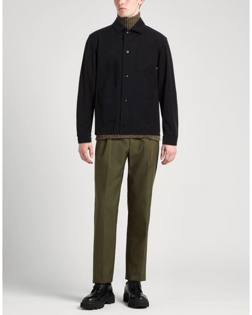 Paul & Shark Black Jacket Nylon, Elastane for men
