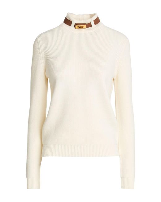 Elisabetta Franchi White Turtlenecks