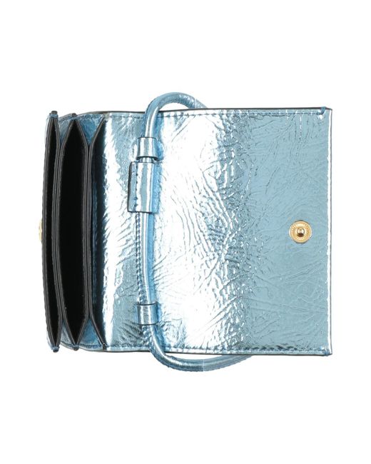 Ganni Blue Crossbody Wallets