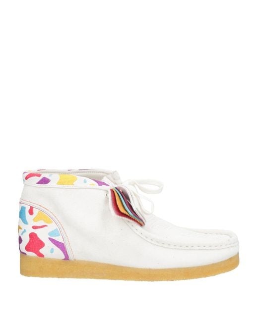 Bottines Clarks pour homme en coloris White