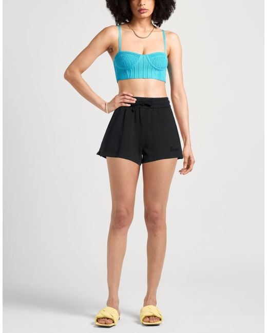 Laneus Black Shorts & Bermuda Shorts