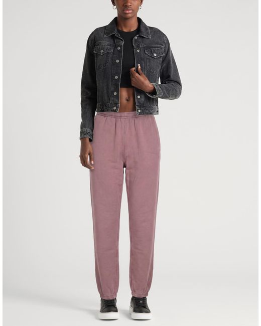 Acne Purple Mauve Pants Cotton