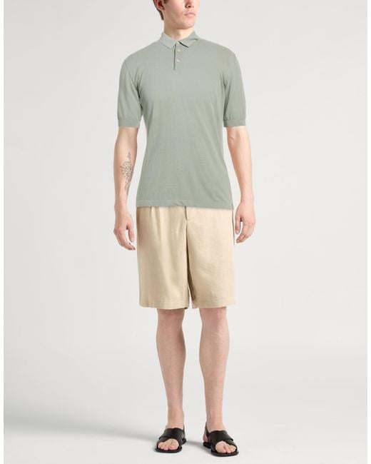 Polo Eleventy de hombre de color Green