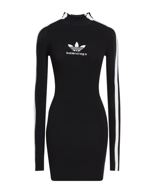 BALENCIAGA X ADIDAS Black Mini Dress