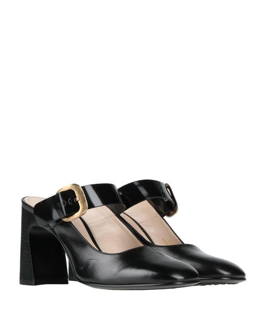 Tod's Black Mules & Clogs