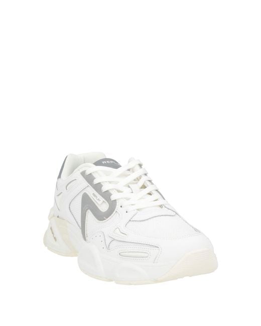 Replay White Trainers for men