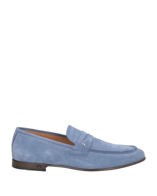 Baldinini Blue Loafer for men