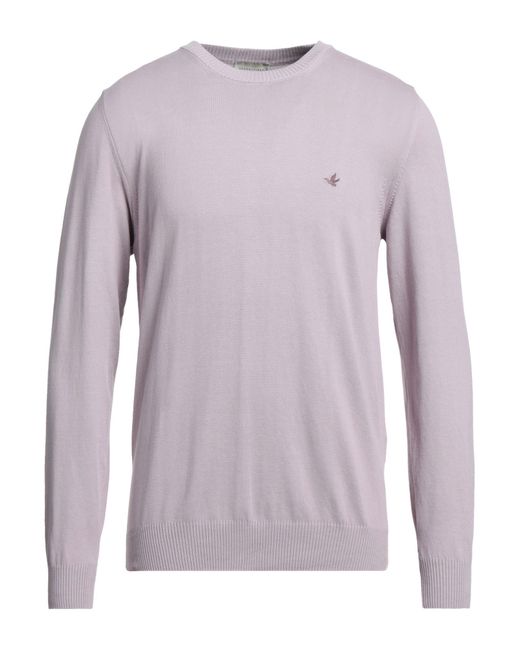 Brooksfield Purple Sweater Cotton for men