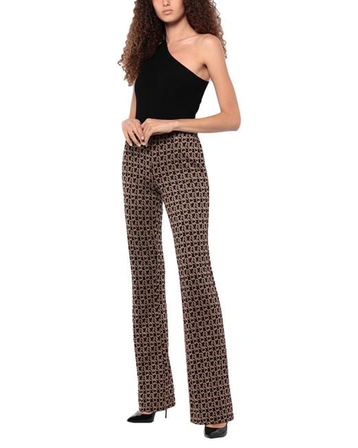 Anna Rachele Brown Pants Viscose, Polyester, Polyamide, Elastane