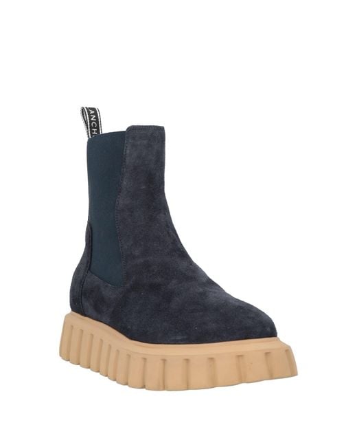 Voile Blanche Blue Ankle Boots