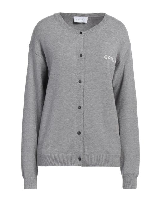 Gaelle Paris Gray Cardigan Viscose, Polyester, Polyamide