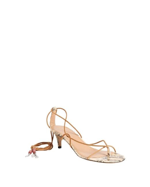 Isabel Marant Natural Thong Sandal Calfskin