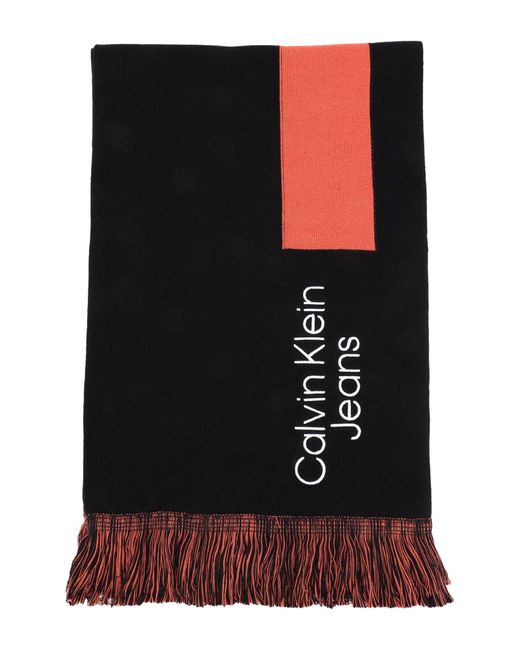 Bufanda Calvin Klein de hombre de color Black