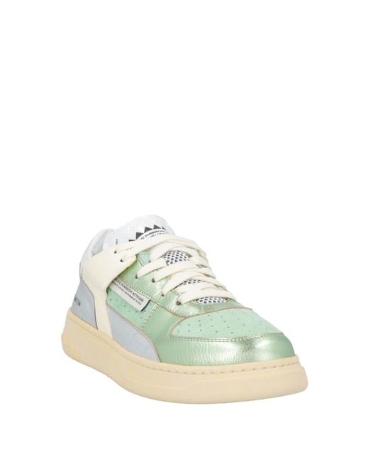 RUN OF Green Light Sneakers Leather