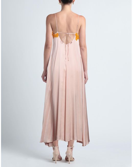 Isabelle Blanche Pink Maxi Dress